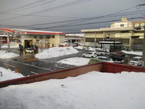 今日の店の屋根