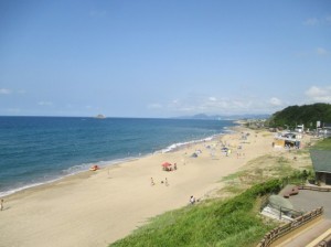 本日 白兎海岸