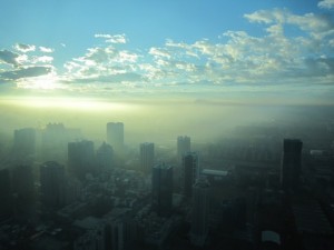 ホテルの窓から