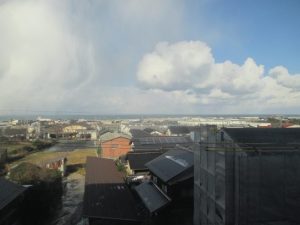 水平線は日本海