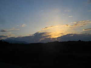 ５時15分前の夕映え