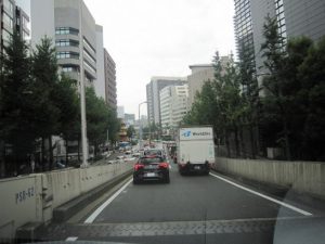 御堂筋との合流点