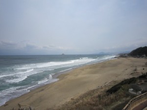 定点観測　白兎海岸