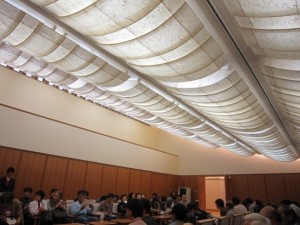 知事公邸　照明青谷和紙