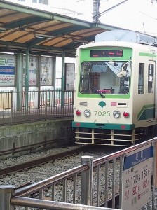 10日は都電に乗ってきました。