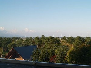 ホテルから見た景色